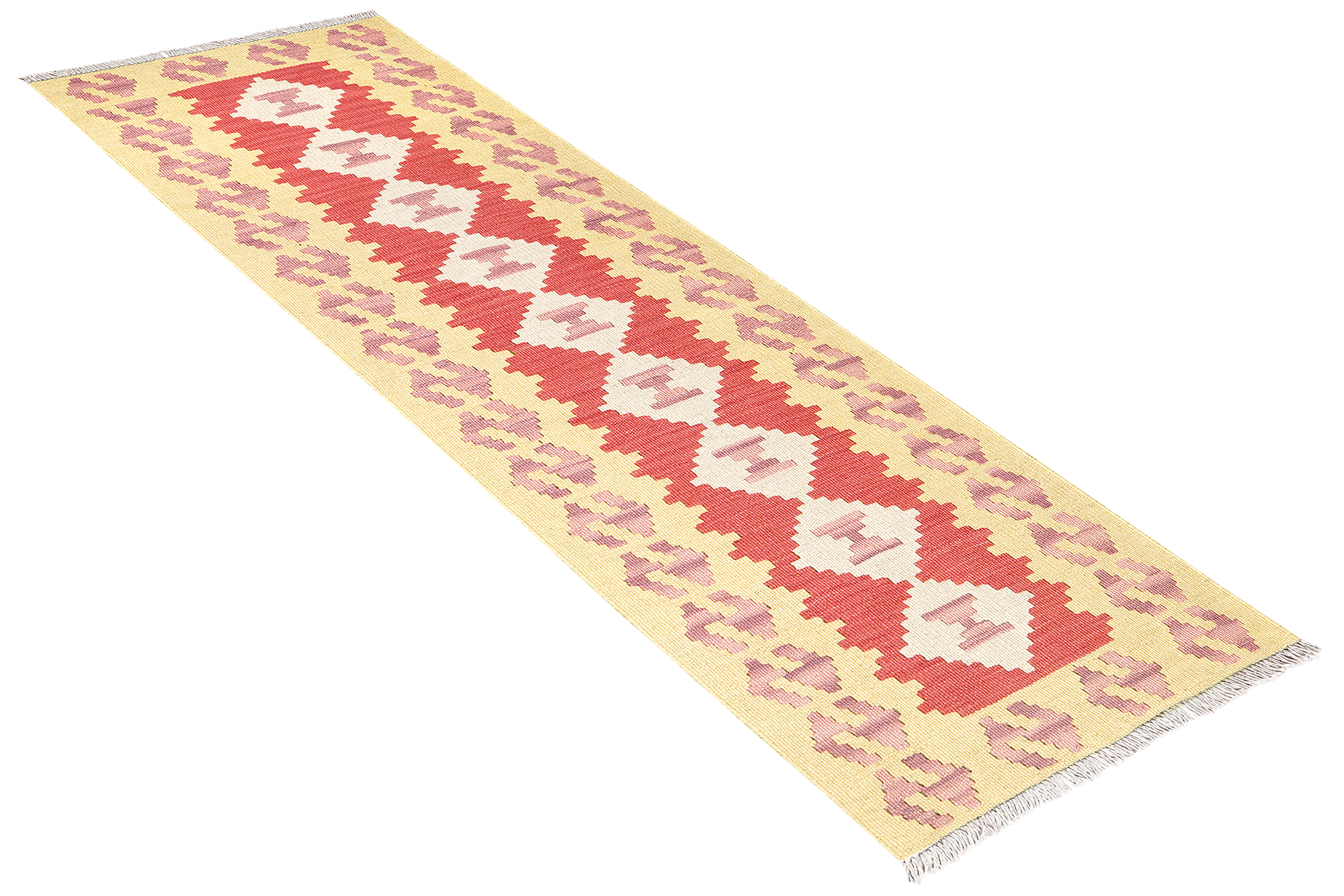 Tappeto Kilim Gashgai Lana Rosso 2