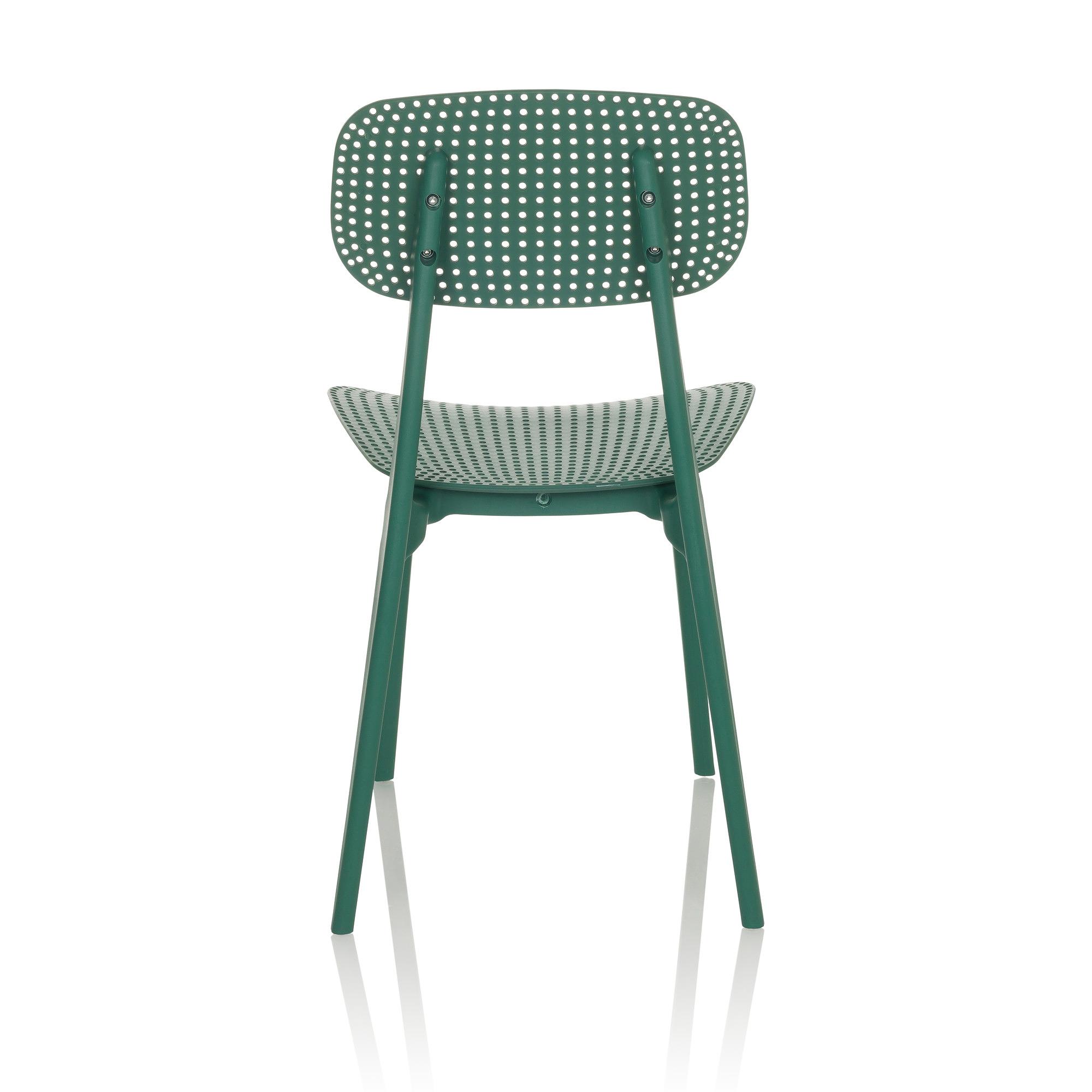 ARTIFO HOL Stackable chair Plastic Green 8