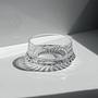 Vintage bowl crystal glass 1960s 0