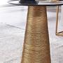 Beistelltisch Sandur Metall Schwarz Gold 4
