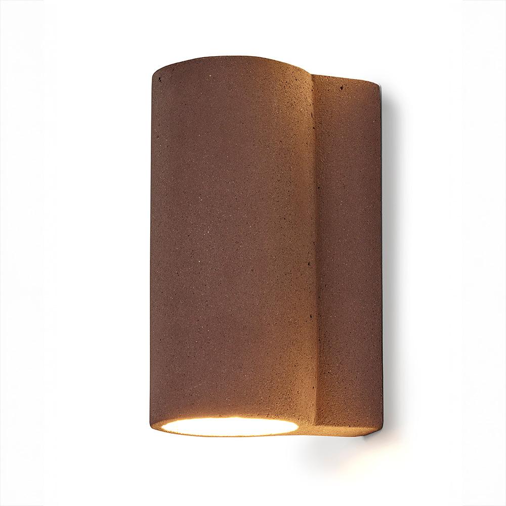Wandlampe N°3 Beton Dunkelrot 0