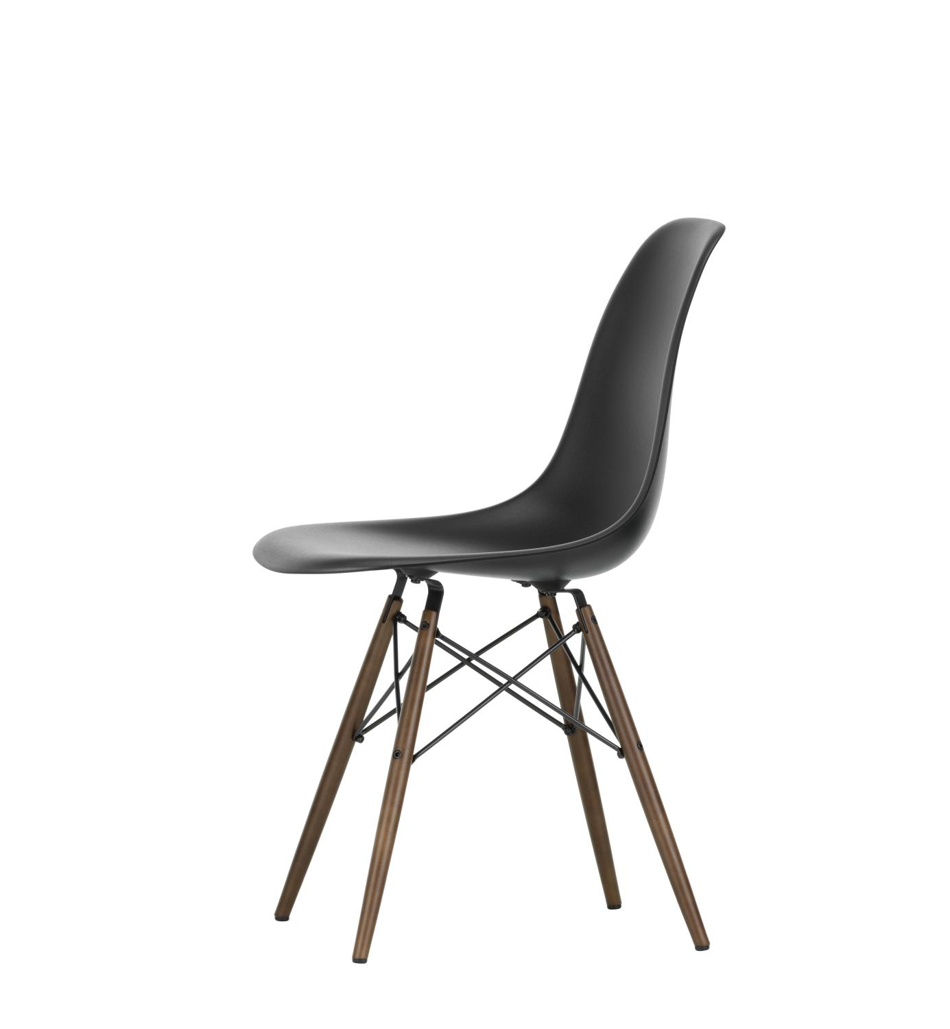 DSW Eames Plastic Side Chair Schwarz 1