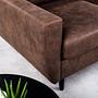 Sofa 3-Seater Chaiselongue Left Right Savannah Brown 1