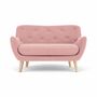 Herman Sofa 2-Sitzer Forest Rosa 1