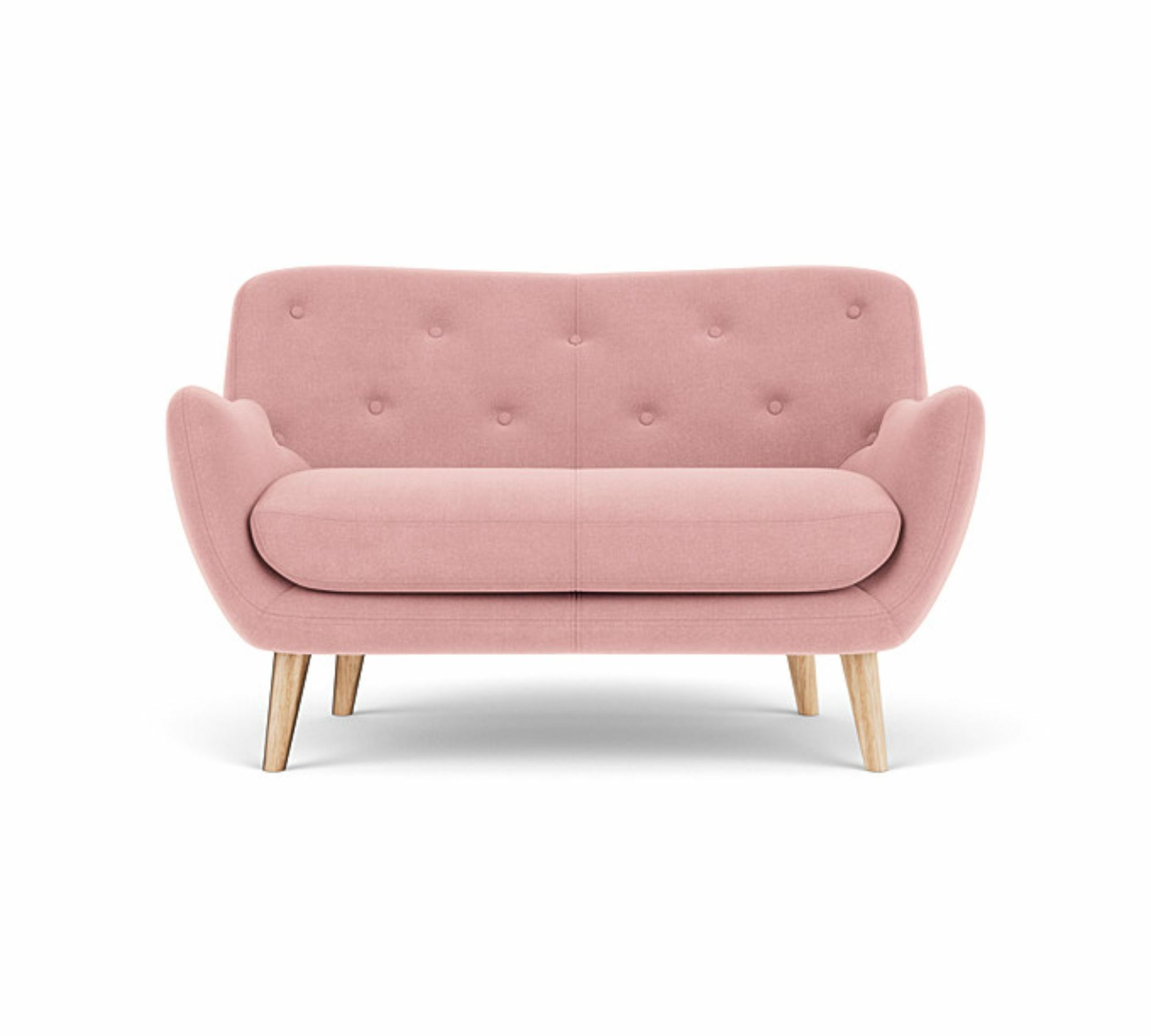 Herman Sofa 2-Sitzer Forest Rosa 1