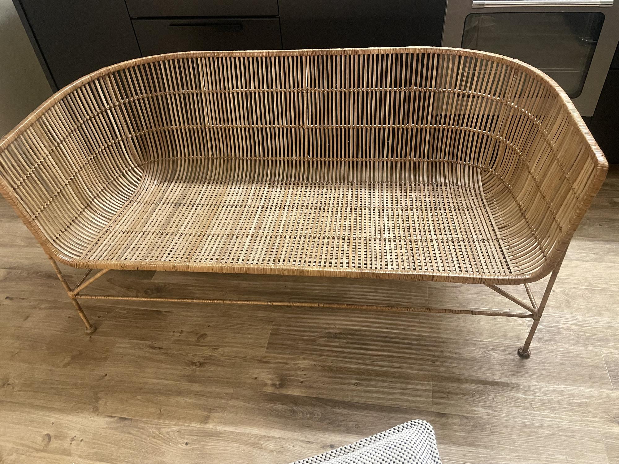 Cuun Sofa Rattan Iron Natural 4