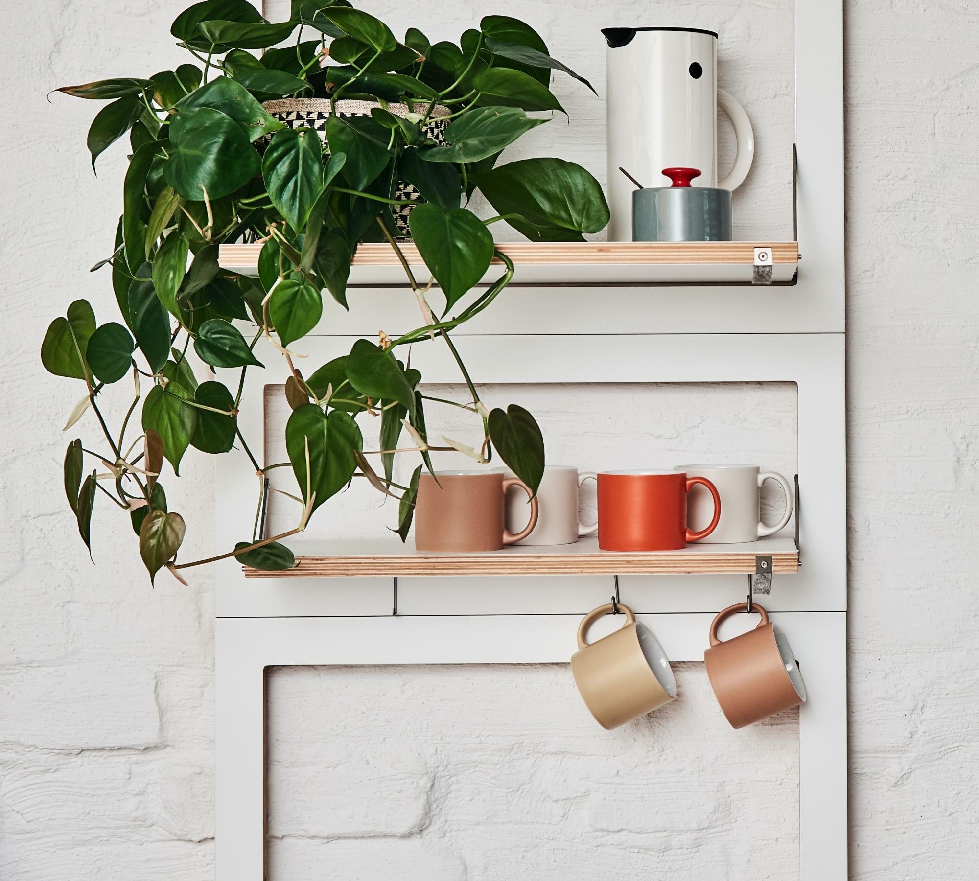 Fläpps Regal Holz Weiß 60 x 27 cm 0