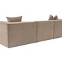 Sofa 3-Sitzer Leinen Cappuchino 6