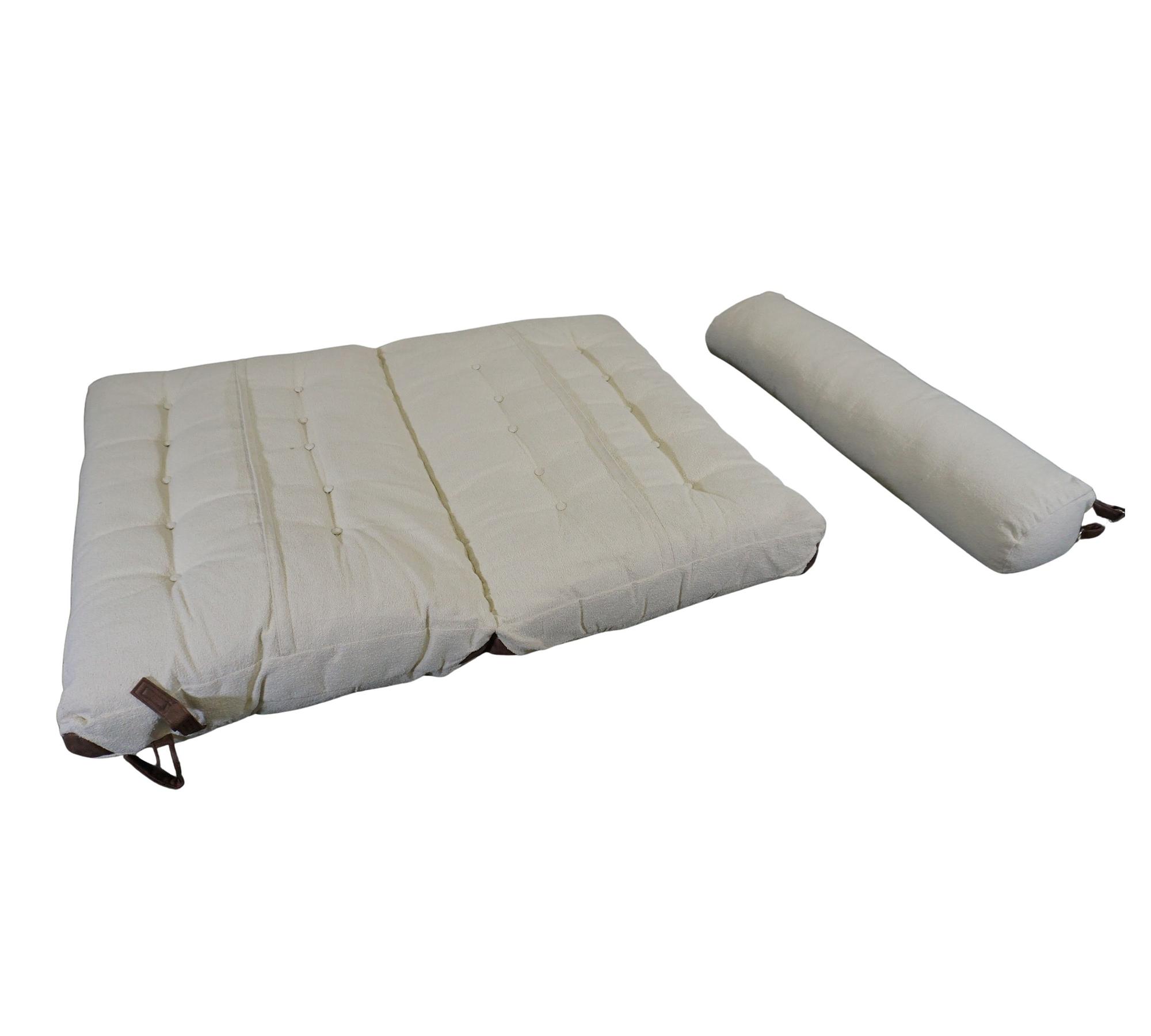Schlafsofa 2-Sitzer Creme 6