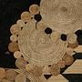 Bosie Demir Runder Schwarzer Jute-Teppich 2