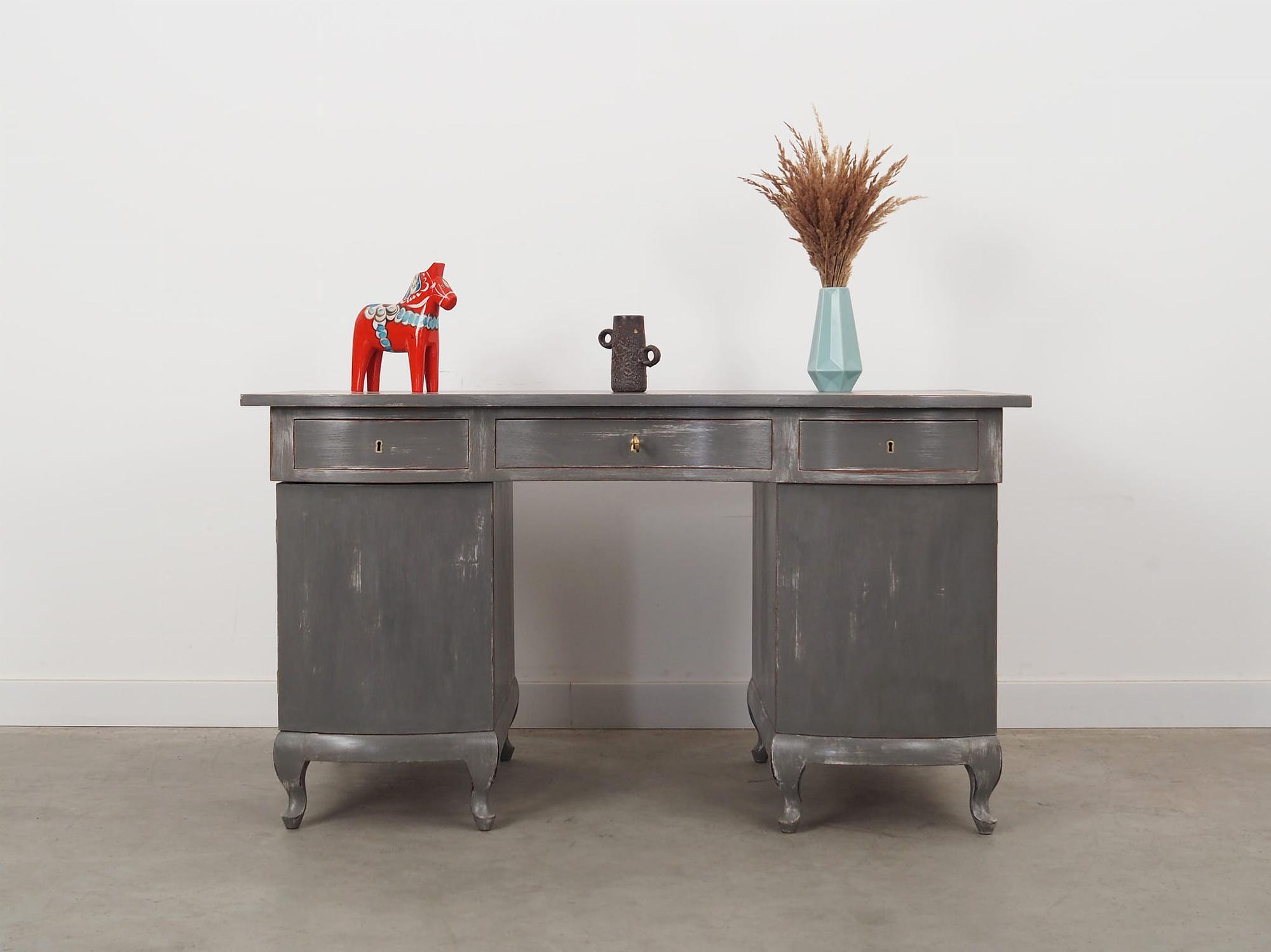 Mahogany Schreibtisch 1960 Jahre 1