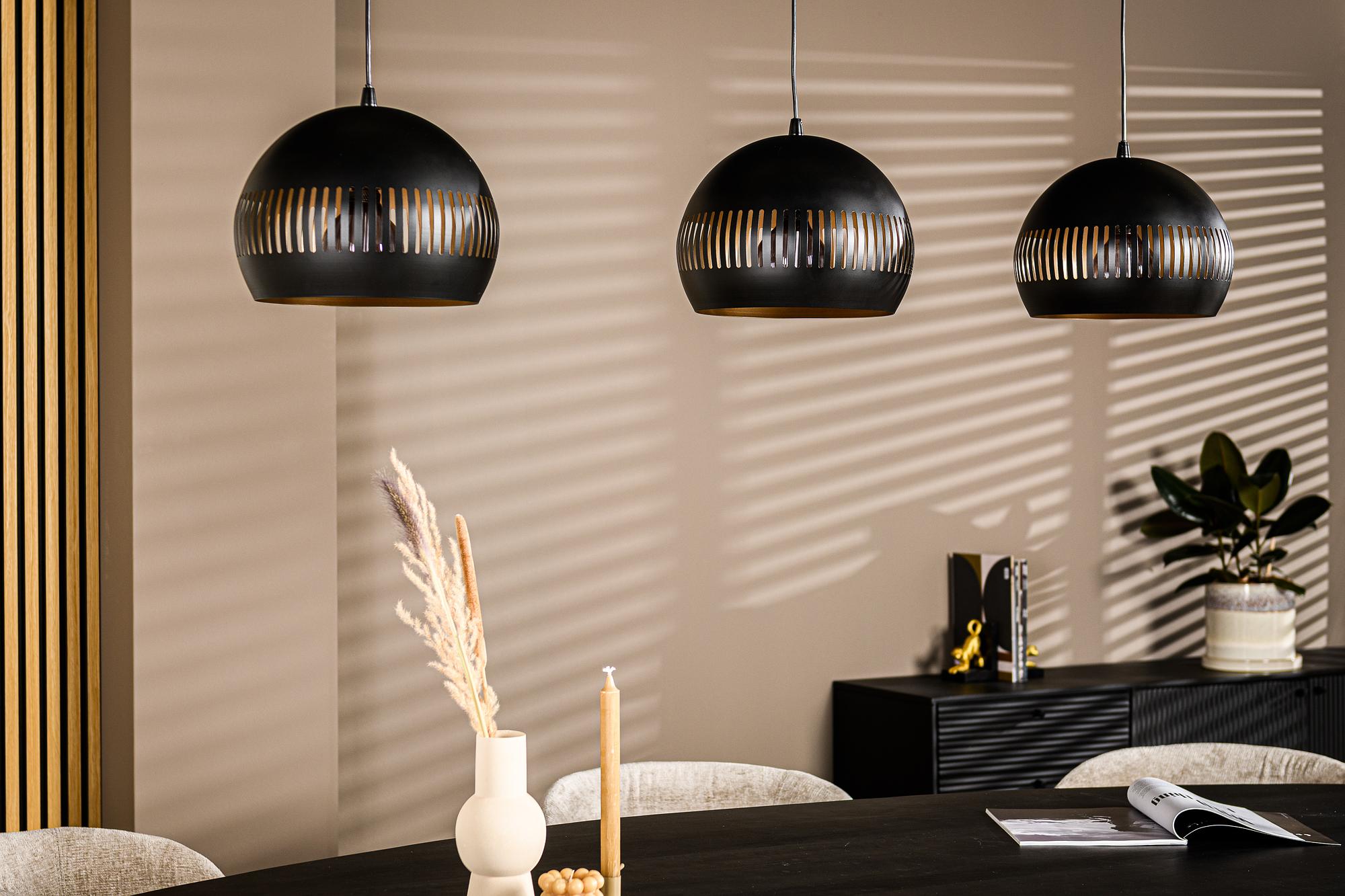 Pendant lamp metal black 3