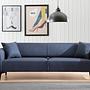 Belissimo 3-Sitzer Sofa Blau 1