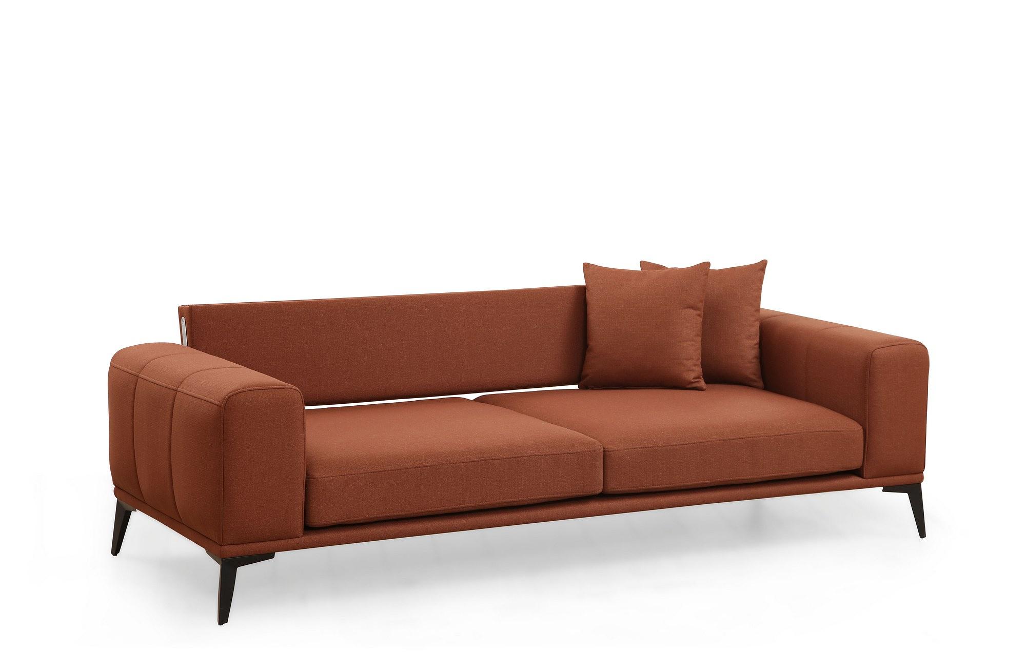Kenzo 3-Sitzer Sofa Rot 3