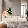 Lora 3-Sitzer Sofa Creme 1