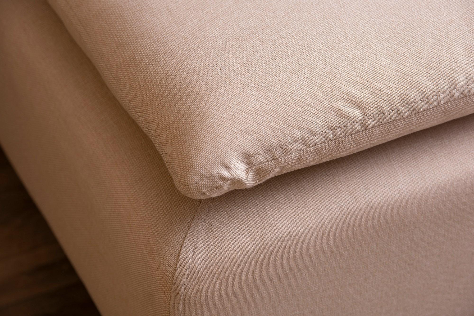 Lungo Mini Ecksofa Creme 8