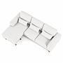Ecksofa Japandi 3-Sitzer Beige 8