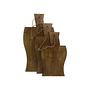 3x Schneidebrett Mangoholz Braun 1