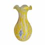 Blumenvase Klein Muranoglas Gelb 1