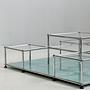 Modularer Couchtisch Chromstahl 5