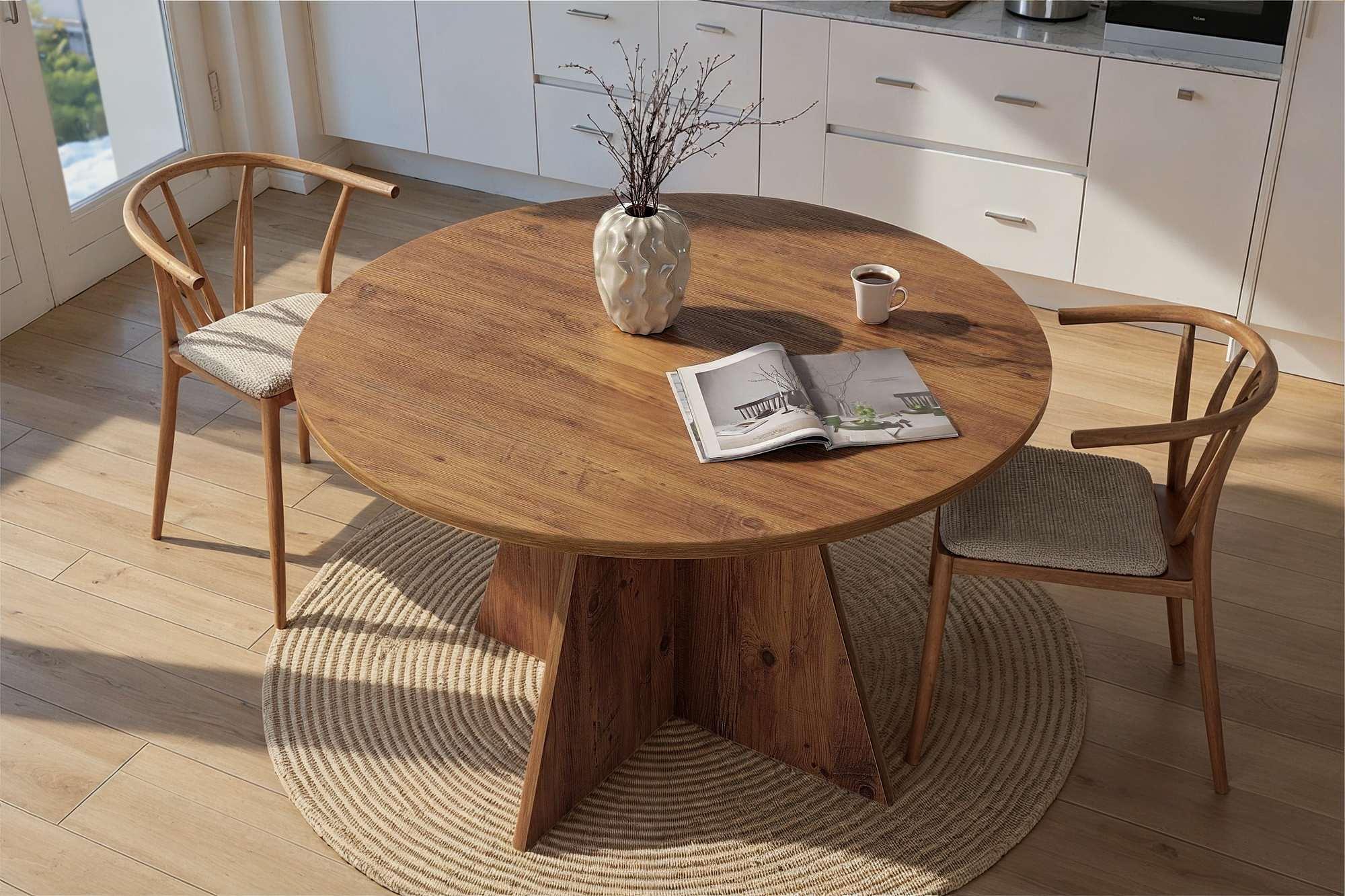 Virella Dining table Atlantic pine Ø120 cm 2
