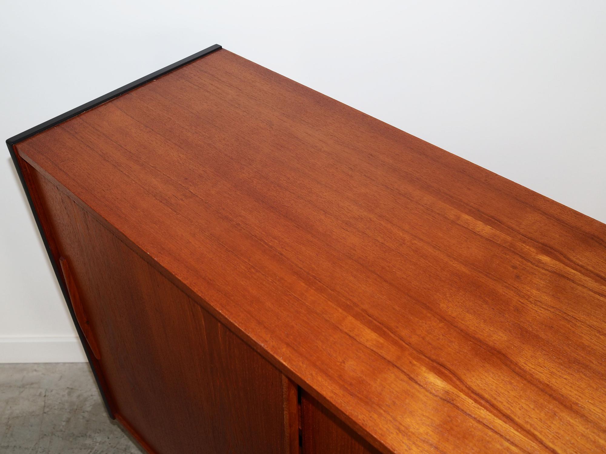Highboard teak wood 1960s 10