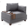 1-seater module right gray 8