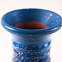 Keramikvase Blau 1970er Jahre 6