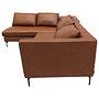 Noa Ecksofa links Soffy Cognac 4
