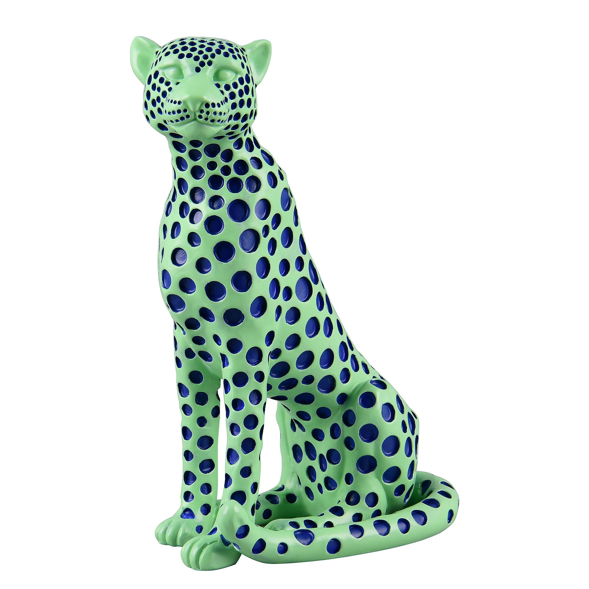 Skulptur Pantra Polyresin Grün 0