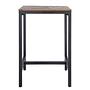 Bartisch GRASBY Pinie Massiv Metall Schwarz 4