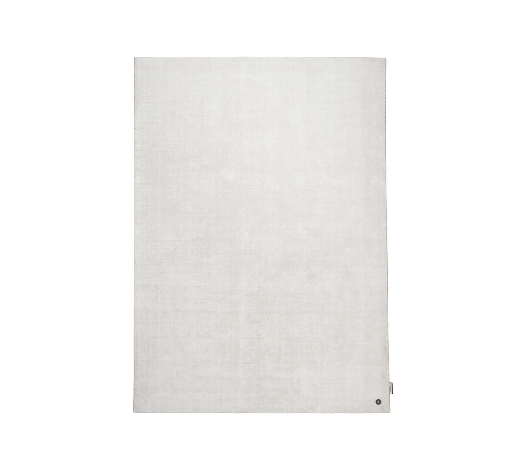 Teppich Viskose Weiß 50 x 80 cm 0
