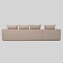 Copenhagen Corner Sofa 4-Seater Beige 5