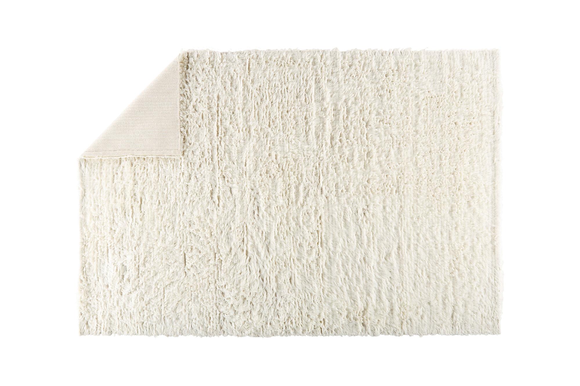 Leiko Teppich Wolle 160x230cm Weiß 1