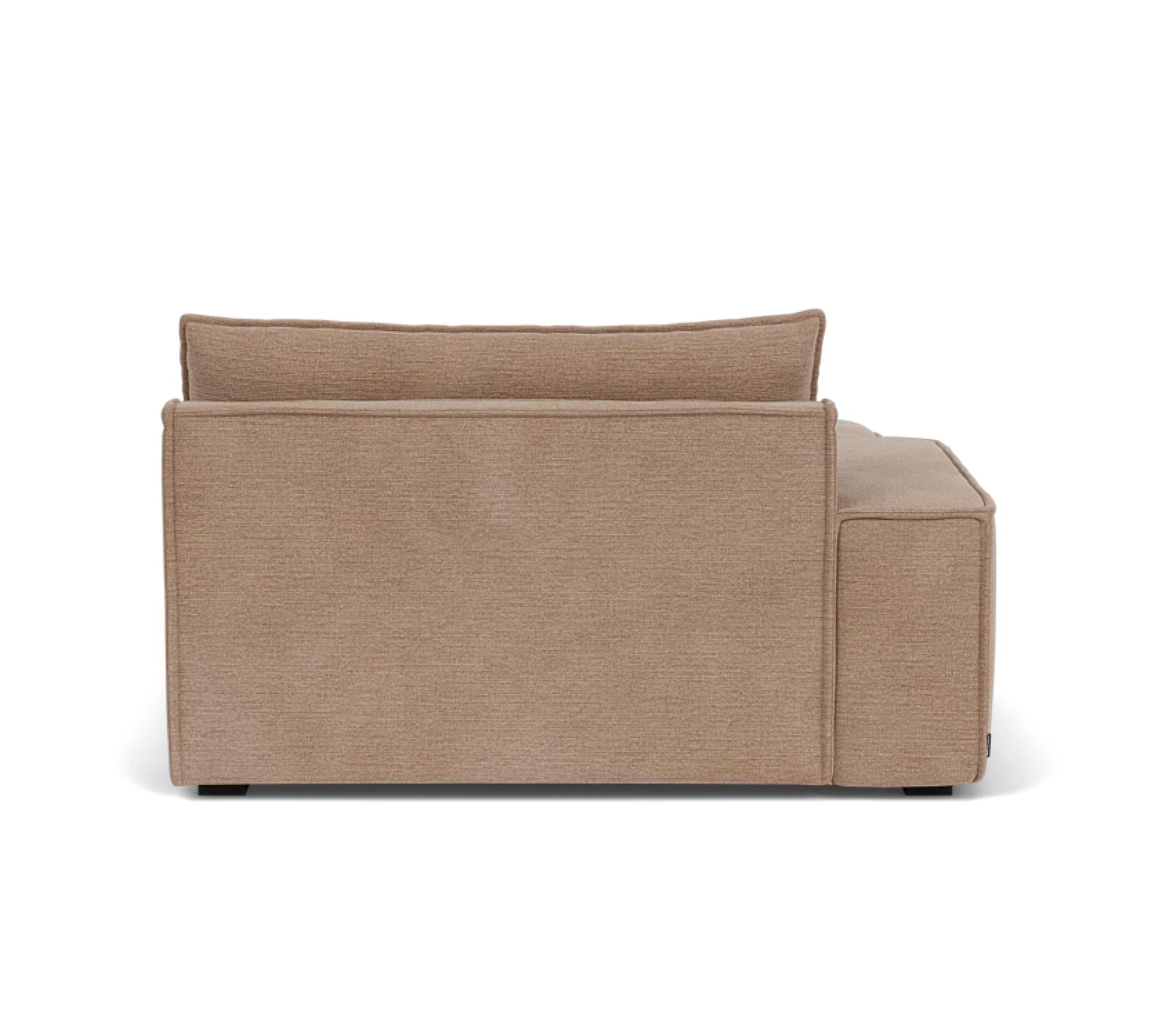 Daphne 1-Sitzer Récamiere Links Aulla Caramel 6