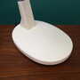 Vintage table lamp plastic white 1960s 3