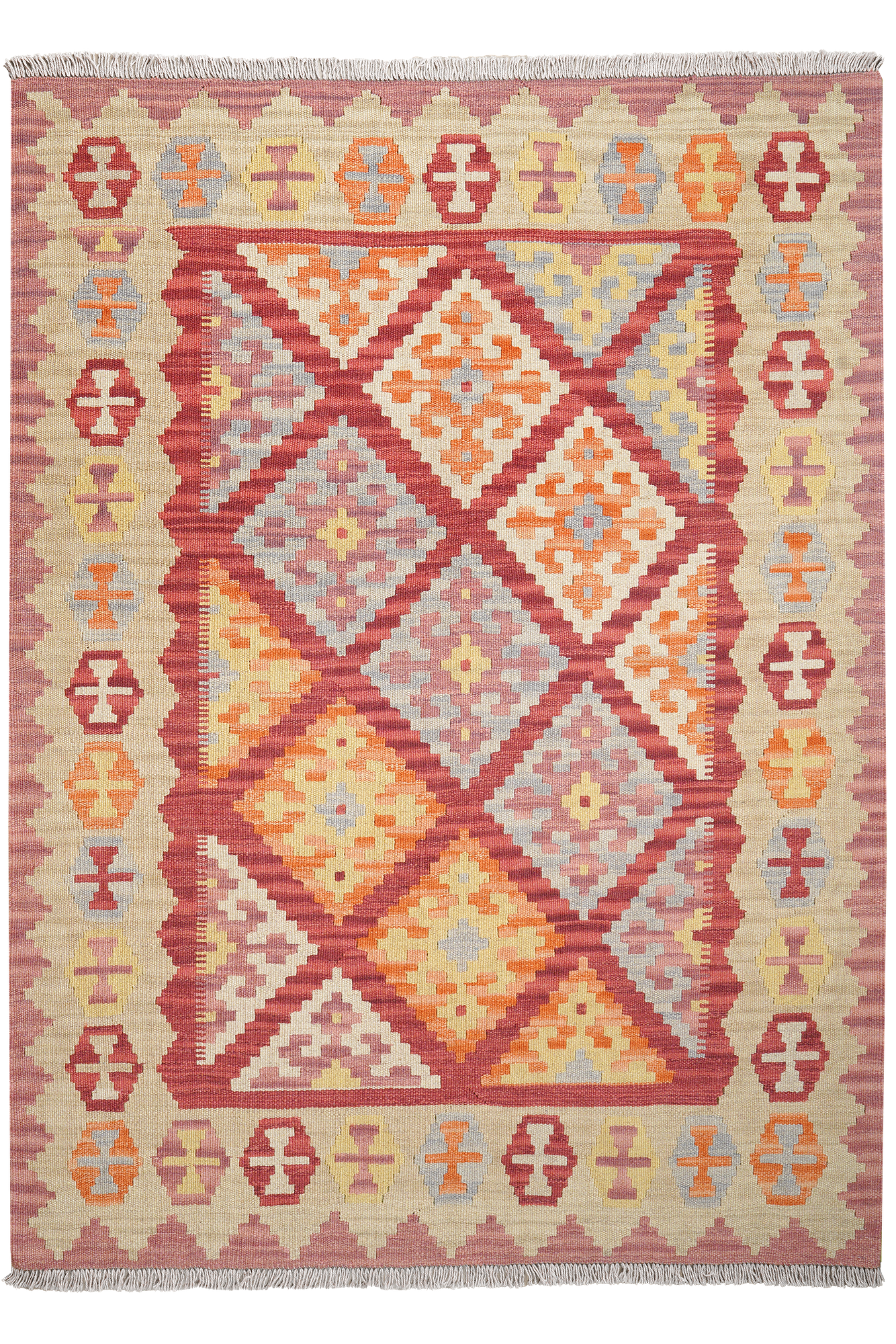 Kelim Gashgai Wool Multicolored 0