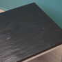 Vintage Side Table Slate Metal Black 1970s 5