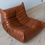 Togo Lounge Set 2-piece High-gloss leather Whisky brown 4
