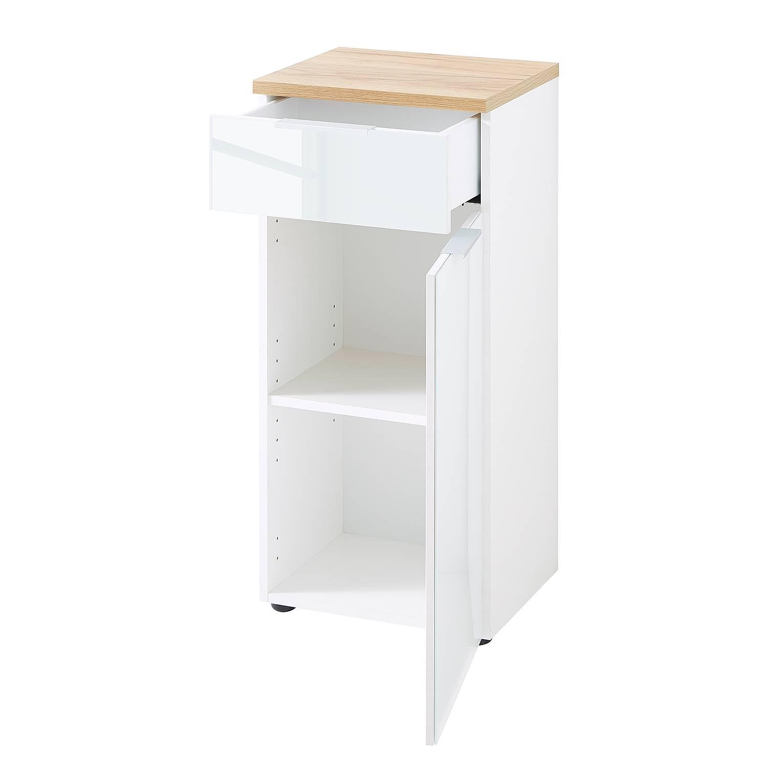 Unterschrank Pescara Glas Eiche Navarra Dekor 3