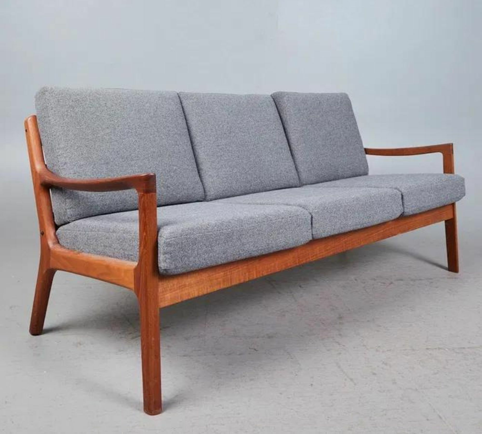 Vintage Senator Sofa 3-Sitzer von Ole Wanscher 1960er Jahre 0