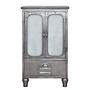 Schrank Yass Metall Antik Silber 1