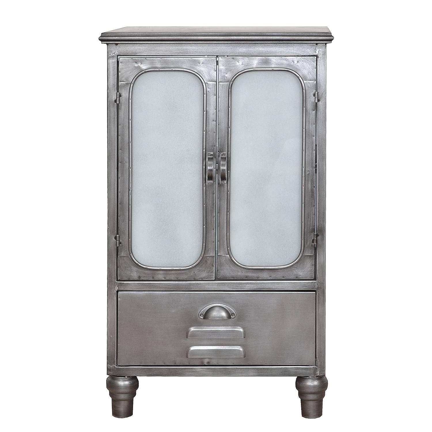 Schrank Yass Metall Antik Silber 1