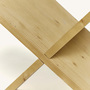 X-Zeitungsständer Holz Olive 2