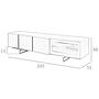 TV Lowboard 3219 with interior lighting Brown 7