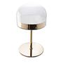 Tischleuchte Stahl Glas Gold 0