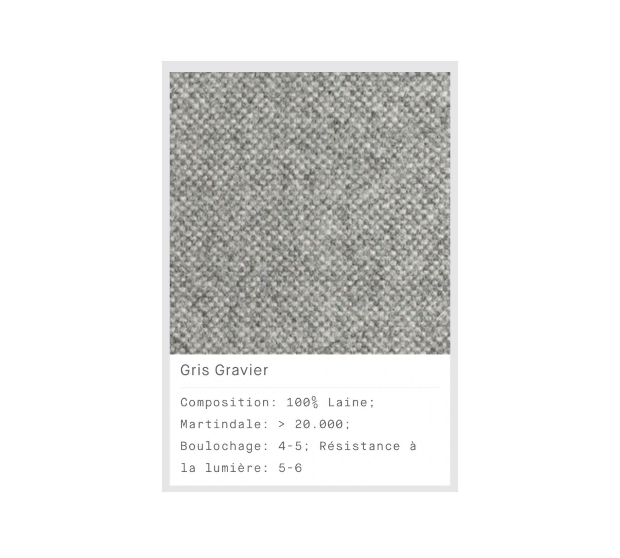 Pyllow Sofa 2-Sitzer Kiesgrau meliert 100% natürliche Wolle 3