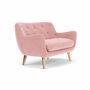 Herman Sofa 2-Sitzer Forest Rosa 2