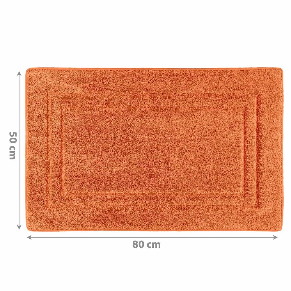 Viskoelastische Frottee Badematte Kupfer 2