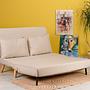 Folde Schlafsofa 2-Sitzer Creme 2